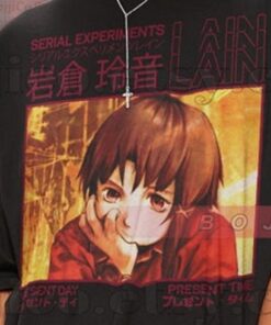 Serial Experiments Lain Character Lain Iwakura Graphic Unisex T-shirt For Anime Fans