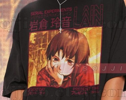 Serial Experiments Lain Character Lain Iwakura Graphic Unisex T-shirt For Anime Fans