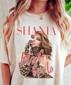 Shania Twain Let’s Go Girls Unisex Vintage T-shirt Best Fan Gifts