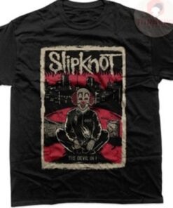 Slipknot Heavy Metal Band The End So Far Album Graphic T-shirt