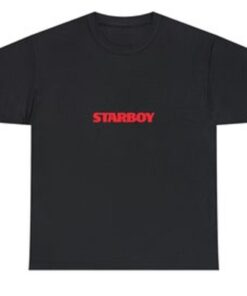 Starboy The Weeknd Text T-shirt Gift For Fans