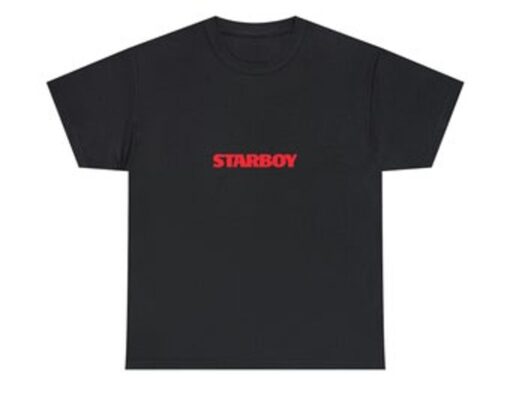 Starboy The Weeknd Text T-shirt Gift For Fans