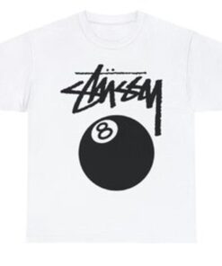 Stussy Logo Shirt Streetwear Style White T-shirt Fan Gifts