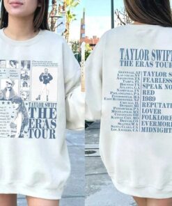 2023 The Eras Tour In Usa Taylor Swift Concert T-shirt Gifts For Fans
