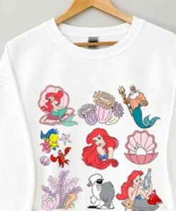 The Little Mermaid Ariel Disney Princess Sweatshirt Fan Gifts