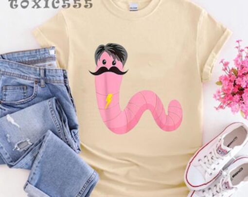 Vanderpump Rules A Worm With A Mustache Funny T-shirt