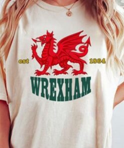 Wrexham Fc Football Club T-shirt For Soccer Fans