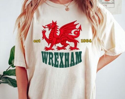 Wrexham Fc Football Club T-shirt For Soccer Fans