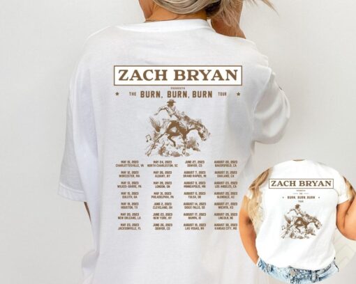 Zach Bryan Concert T Shirt