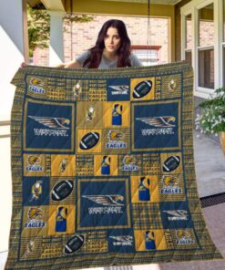 West Coast Eagles AFL Quilt Blanket Best Gift for true fans