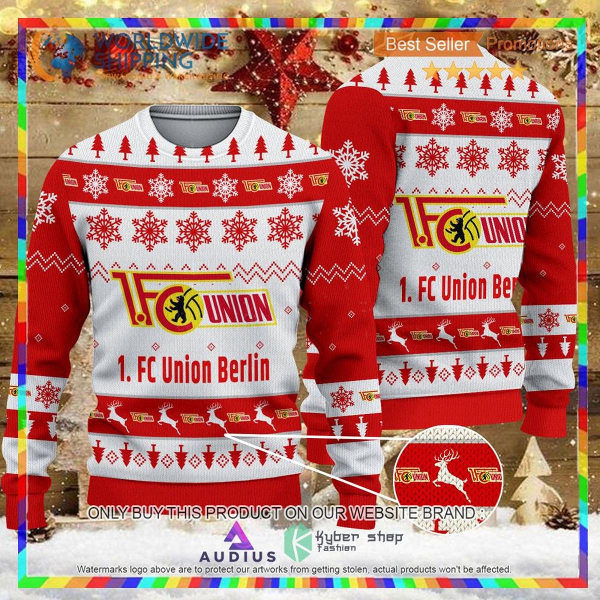 1. FC Köln Ugly Christmas Sweater For Men And Women