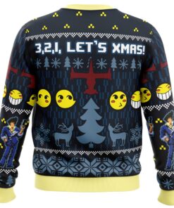 3, 2, 1, Let’s Xmas! Cowboy Bebop Christmas Sweater Funny Gift For Manga Anime Lovers