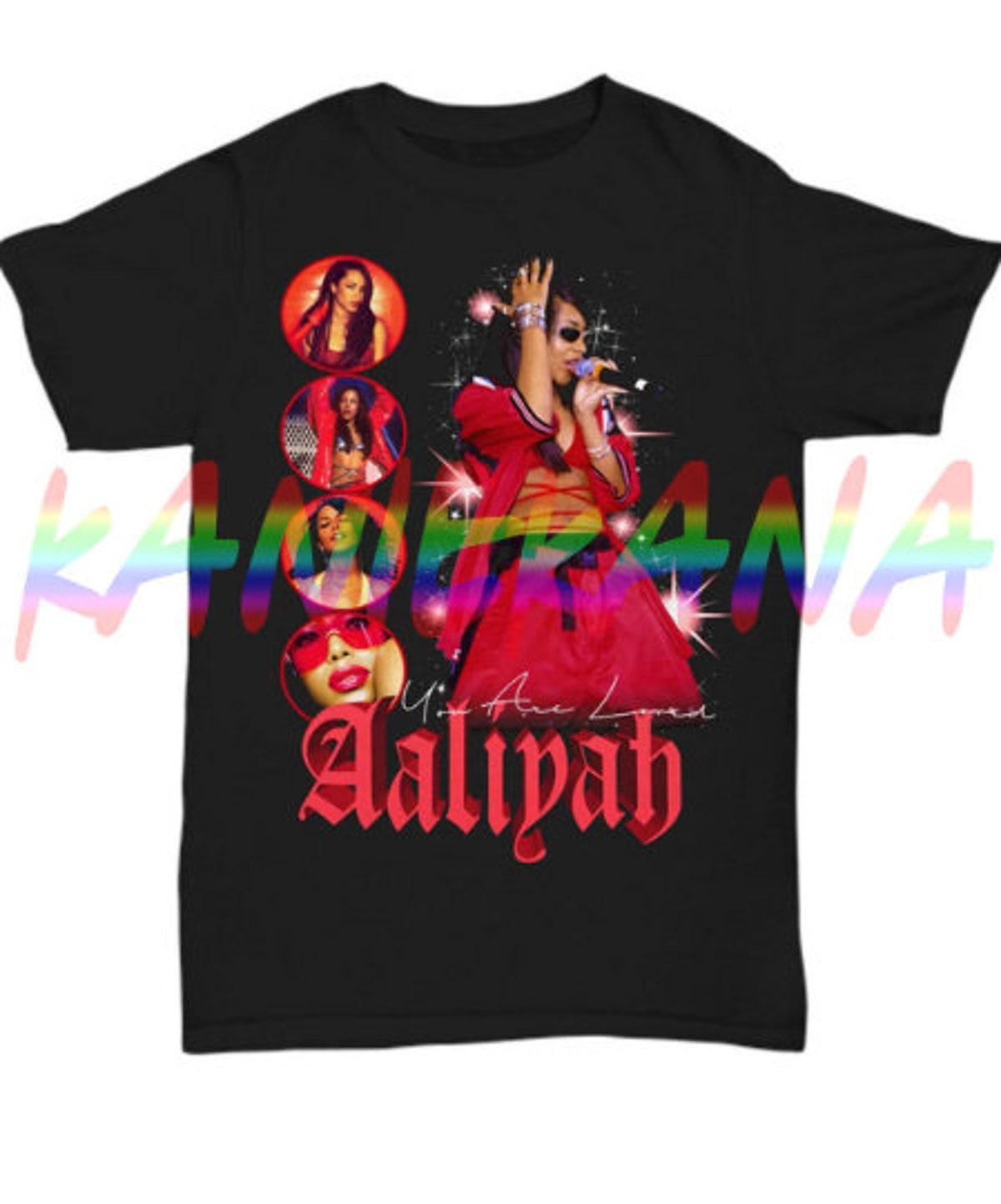 Aaliyah Unisex Vintage T-shirt Best Gifts For Fans