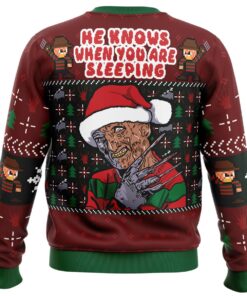 A Nightmare On Elm Street Fred Claws Christmas Freddy Krueger Funny Ugly Christmas Sweater For Men Women