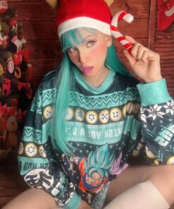 A Very Saiyan Christmas Dragon Ball Z Best Ugly Xmas Sweater Funny Gift For Fans 4