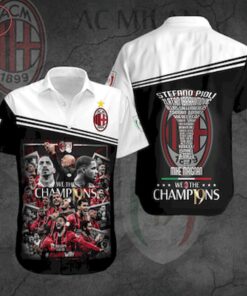 Ac Milan The Champions Special Design Hawaiian Shirt Best Gift Ideas