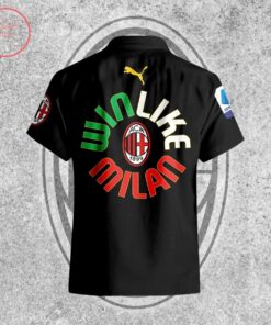 Ac Milan Win Like Milan Special Style Black Hawaiian Shirt Best Gift Ideas 3