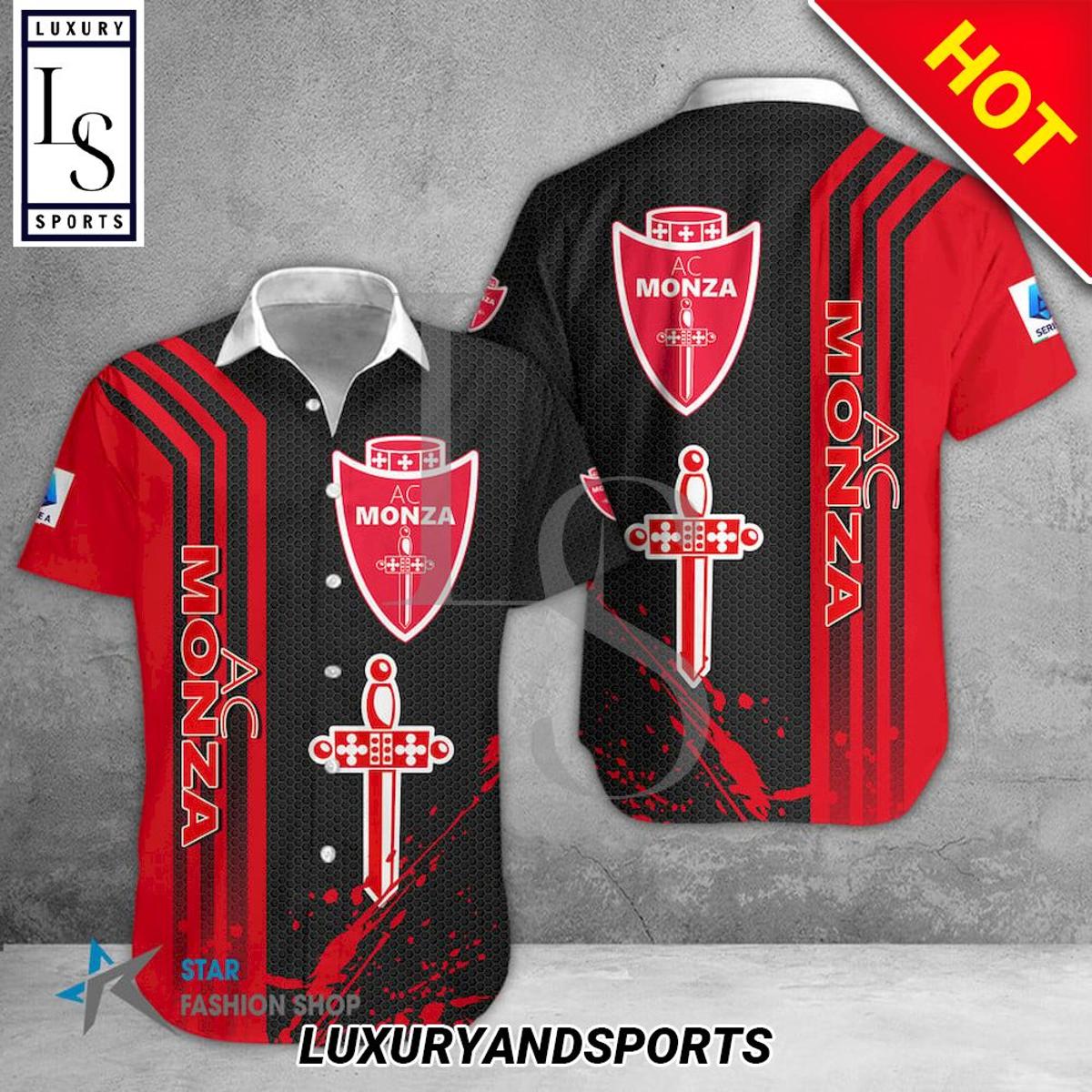 Udinese Calcio Big Logo Simple Design Black White Hawaiian Shirt Best Gift Ideas