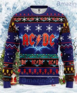 Acdc Ugly Christmas Sweater Best For Fans 1