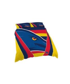 Adelaide Crows Blue Yellow Doona Cover