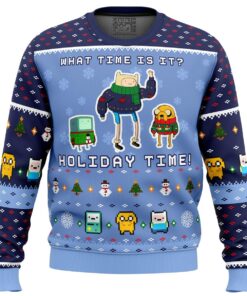 Adventure Time Holiday Time Funny Ugly Christmas Sweater Best Gift For Cartoon Fans
