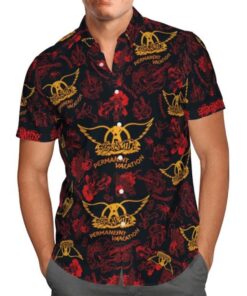 Aerosmith Permanent Vacation Album Vintage Hawaiian Shirt Best Gift For Fans 3