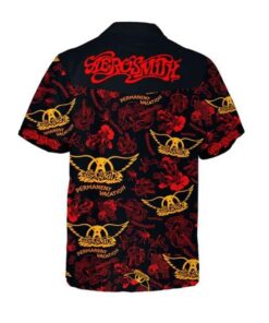 Aerosmith Permanent Vacation Album Vintage Hawaiian Shirt Best Gift For Fans 4