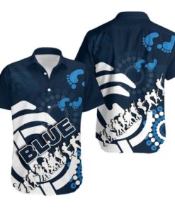 Afl Carlton Blues Anzac Day Simple Style Hawaiian Shirt Size From S To 5xl