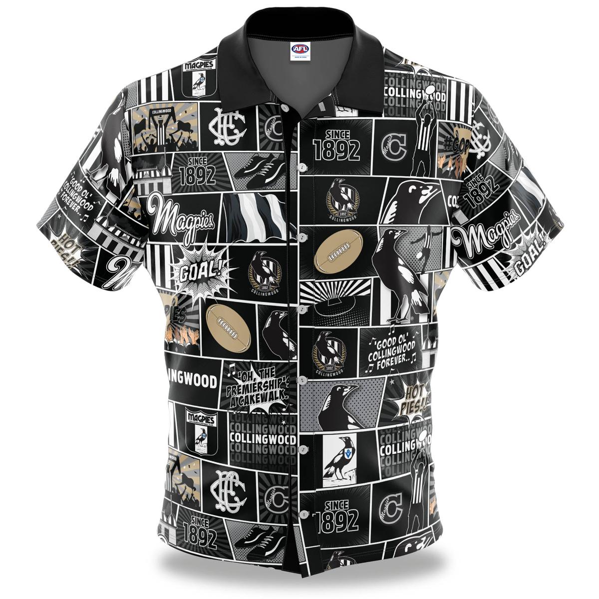 Afl Essendon Bombers Football Team Since 1872 Vintage Aloha Shirt Gift For Fans