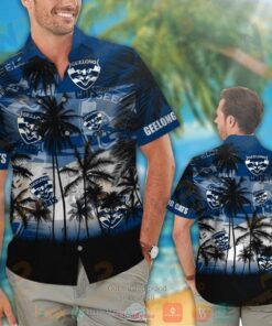 Afl Geelong Cats Tropical Vintage Aloha Shirt Best Gifts Ideas For Fans