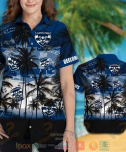 Afl Geelong Cats Tropical Vintage Aloha Shirt Best Gifts Ideas For Fans 3