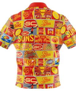 Afl Gold Coast Suns Football Team Since 2009 Vintage Hawaiian Shirt For Fans 2
