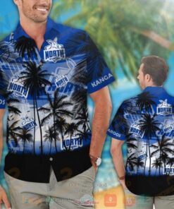 Afl North Melbourne Kangaroos Summer Beach Patterns Hawaiian Shirt For Men Women Fans