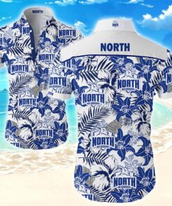 Afl North Melbourne Kangaroos Tropical Floral Patterns Aloha Shirt Best Outfit For Fans 1
