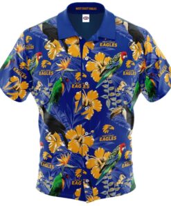 Afl West Coast Eagles Summer Patterns Aloha Shirt Best Outfit For Fans