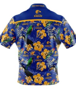 Afl West Coast Eagles Summer Patterns Aloha Shirt Best Outfit For Fans