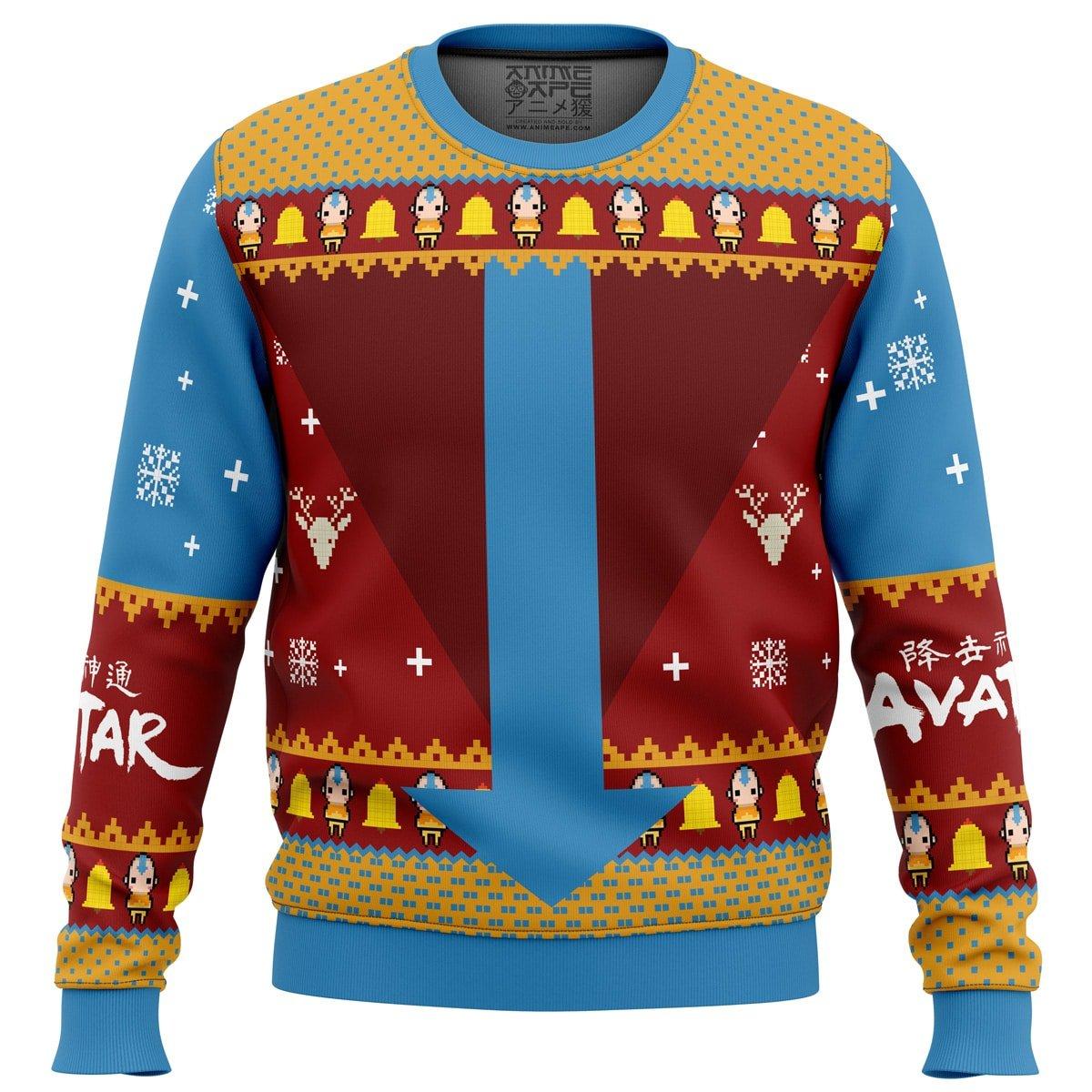 Airbenders Air Nomads Avatar Funny Ugly Christmas Sweater