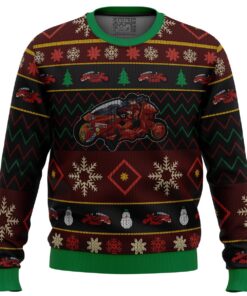 Akira Shotaro Kaneda Bike Christmas Sweater Xmas Outfit For Manga Anime Fans