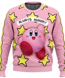 Always Hungry Kirby Mens Ugly Christmas Sweater