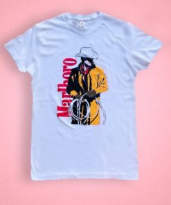 American Cigarettes Brand Marlboro Man Vintage T-shirt