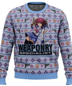 Angel Beats Yui Loves Guitar Ugly Xmas Sweater