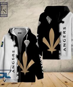 Angers Sco White Black Zip Hoodie Best Gift For Fans