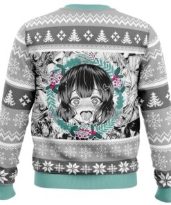 Anime Style Ahegao Face Funny Ugly Christmas Sweater Xmas Gift For Fans 7