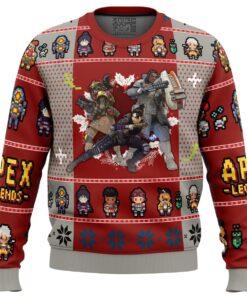 Predator Rank Apex Legends Black Yellow Ugly Christmas Sweater Gift For Fans