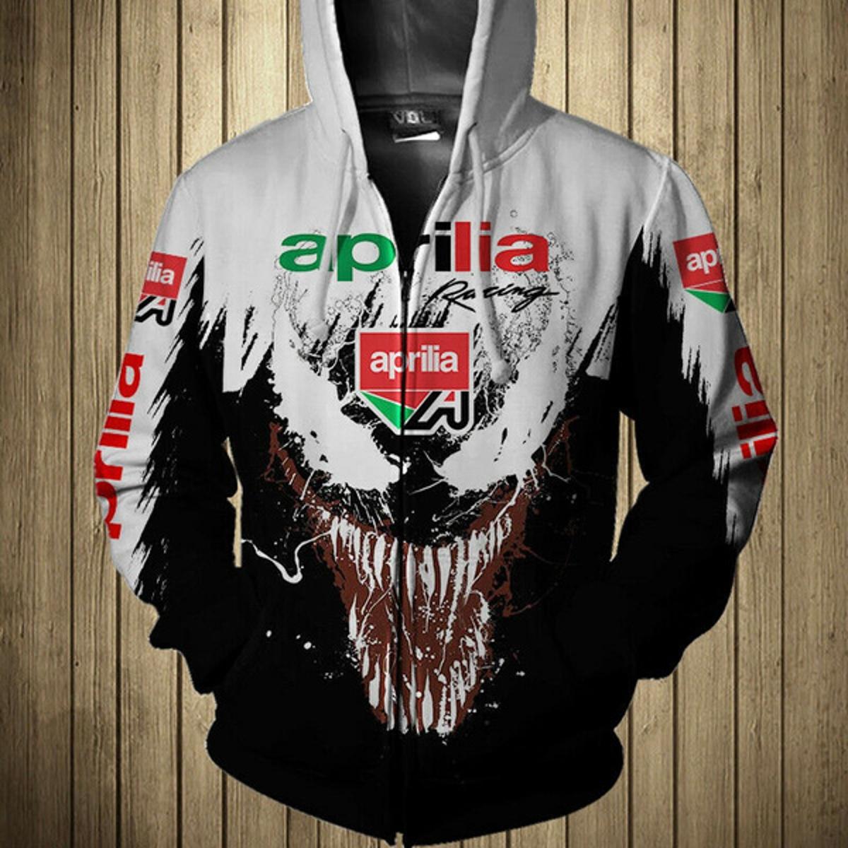 Mv Agusta Red Black Zip Hoodie Best Gift