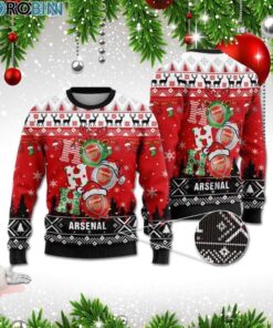 Arsenal Fc Ho Ho Ho Best Ugly Christmas Sweater