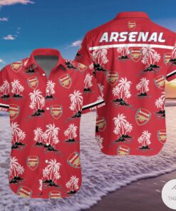 Arsenal Fc Tropical Coconut Islands Hawaiian Shirt Best Gift Ideas