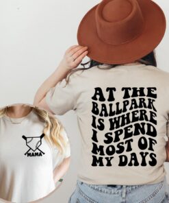 At The Ballpark Baseball T-shirt Gifts For Mothers Day Mom Gifts