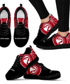 Atlanta Hawks Running Shoes Red Black