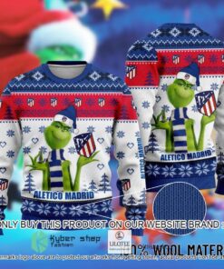 Atletico Madrid The Grinch Ugly Christmas Sweater Gift For Fans 2